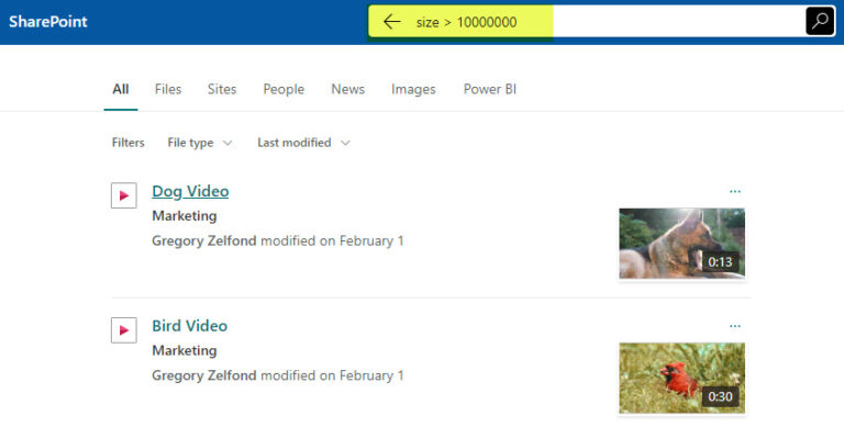 how-to-search-for-files-of-certain-file-size-in-sharepoint-online