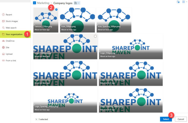 How To Create Organization Assets Document Libraries In SharePoint ...