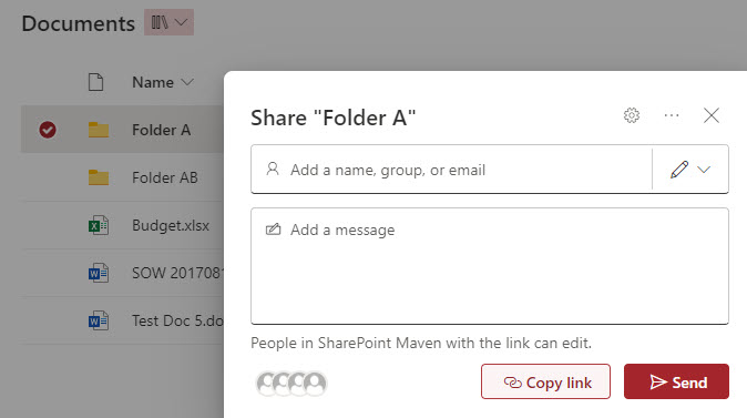 Request Files vs. Sharing a folder