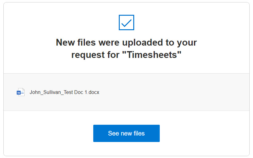 request files in SharePoint