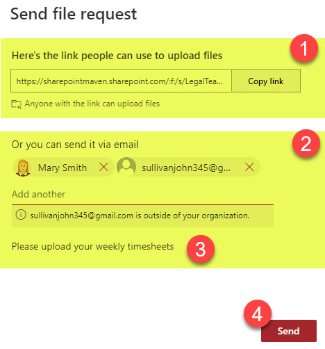 request files in SharePoint