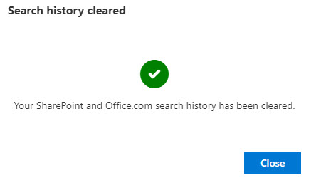 Clearsearchhistorysharepoint9