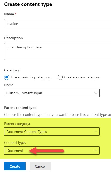 Content Type Inheritance