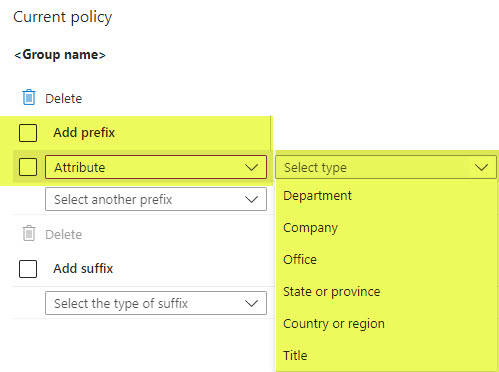 create a group naming policy in Microsoft Entra ID