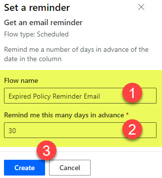 Reminder workflow in SharePoint Online