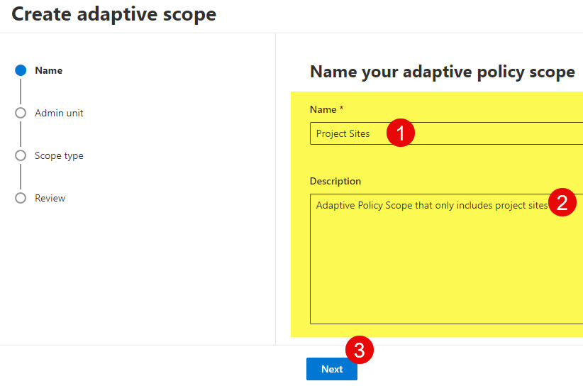 Adaptive Scopes in Microsoft Purview