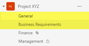 Standard Channels in MS Teams that ultimately created above folders