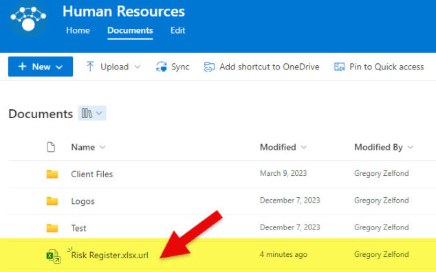 how to add shortcut to file in onedrive