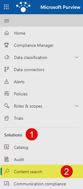 Purview Content Search