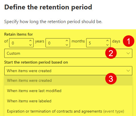 Retention Labels in SharePoint Online