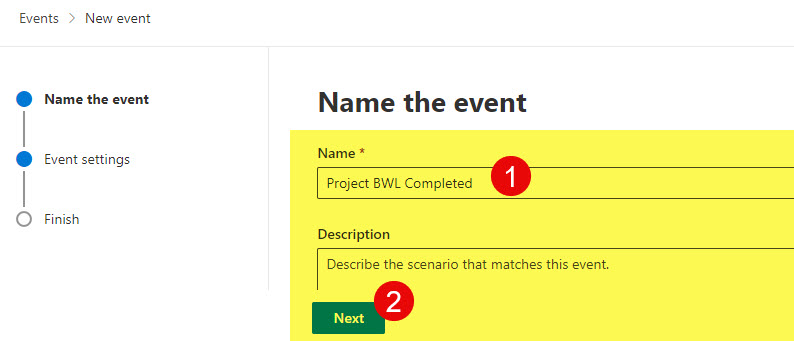 Retention Labels based on Events