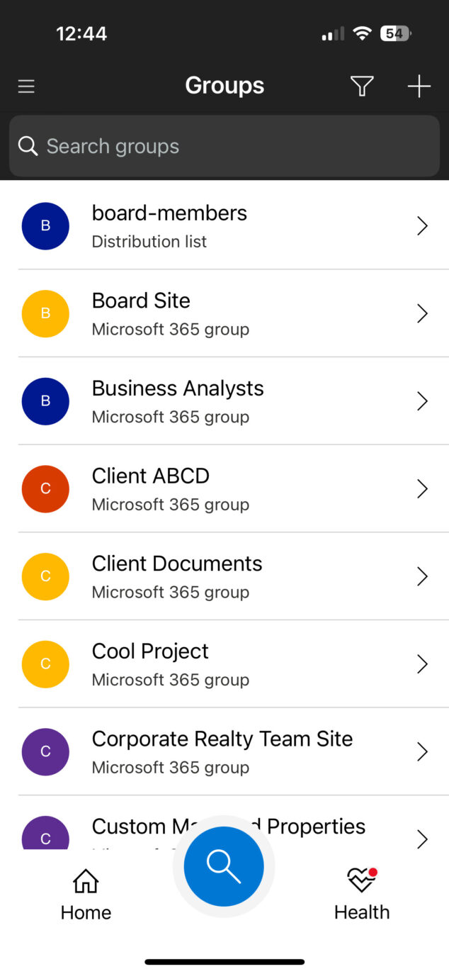 Microsoft 365 Admin Mobile Application