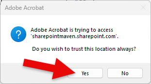 edit PDFs in Adobe Acrobat Desktop App from SharePoint and Teams