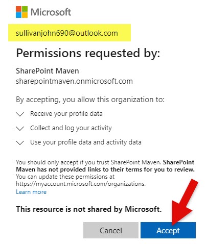 External Sharing with Microsoft Accounts