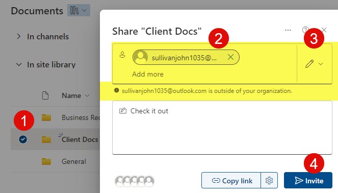 External Sharing with Microsoft Accounts