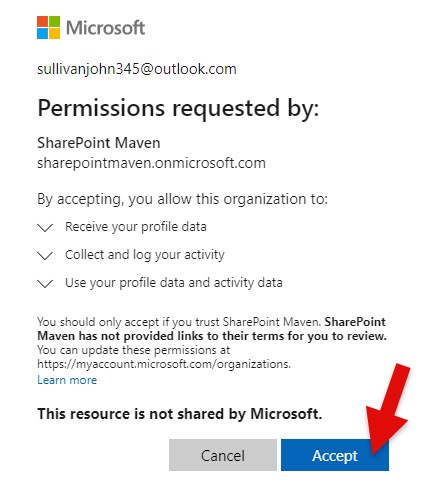 External Sharing with Microsoft Accounts