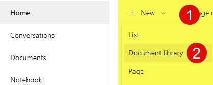 mix folders and metadata in the same document library