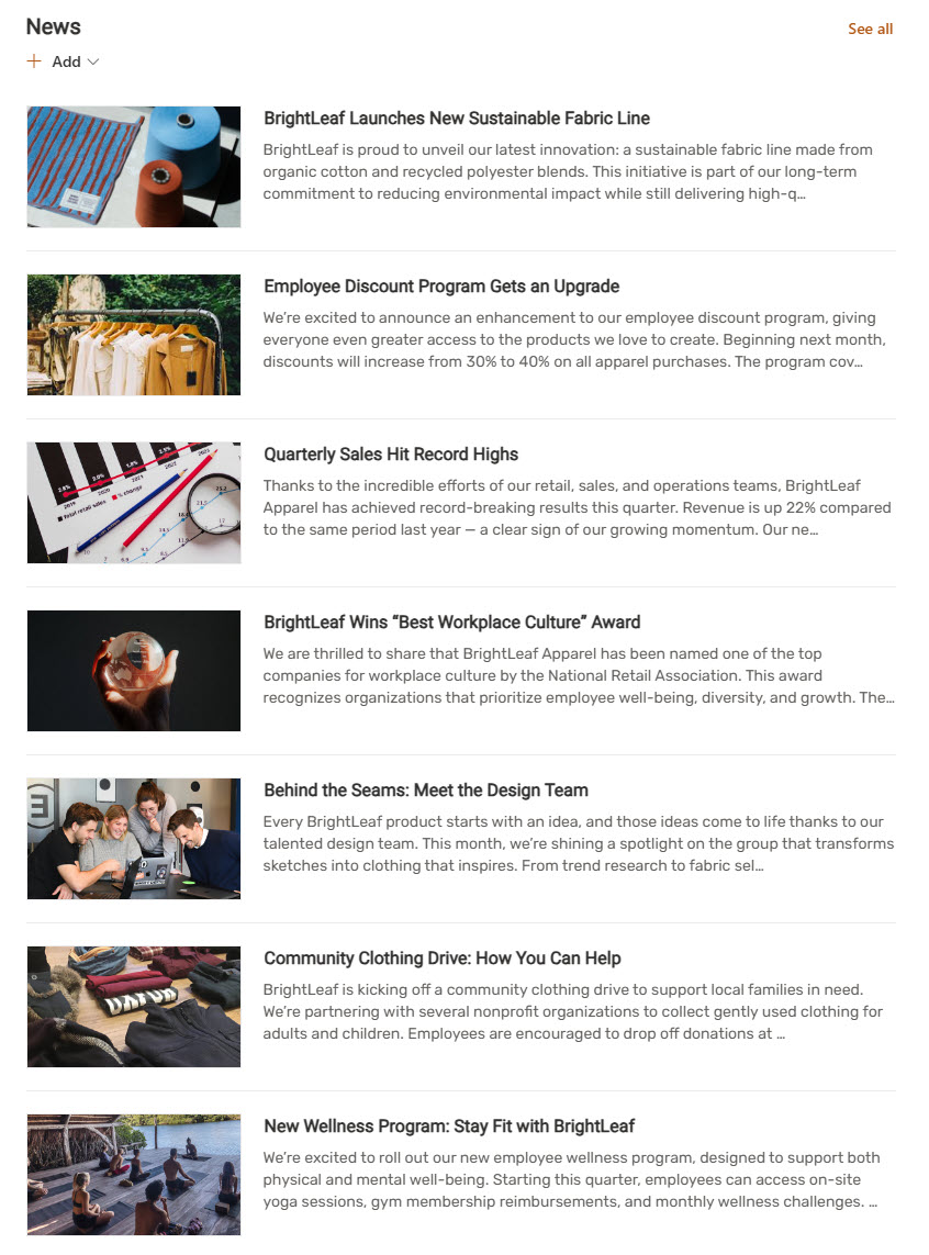 Newsletter and News Digest in SharePoint