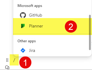 embed Planner in Microsoft Loop