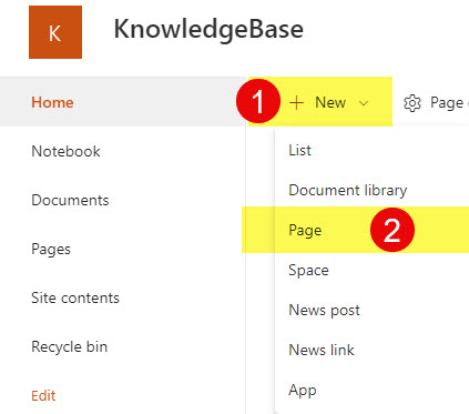 Knowledge Base in SharePoint