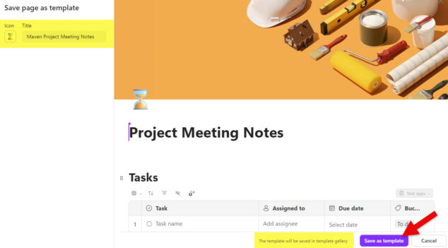 How to save Loop Page as a Template in Loop Application | SharePoint Maven