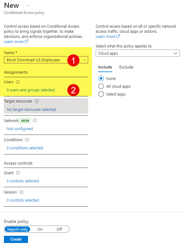 Block download in SharePoint and OneDrive using Conditional Access in Microsoft Entra ID