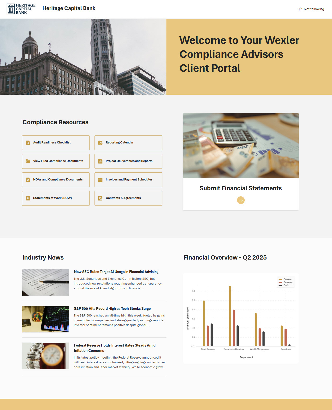 create a Client or Vendor Portal in SharePoint