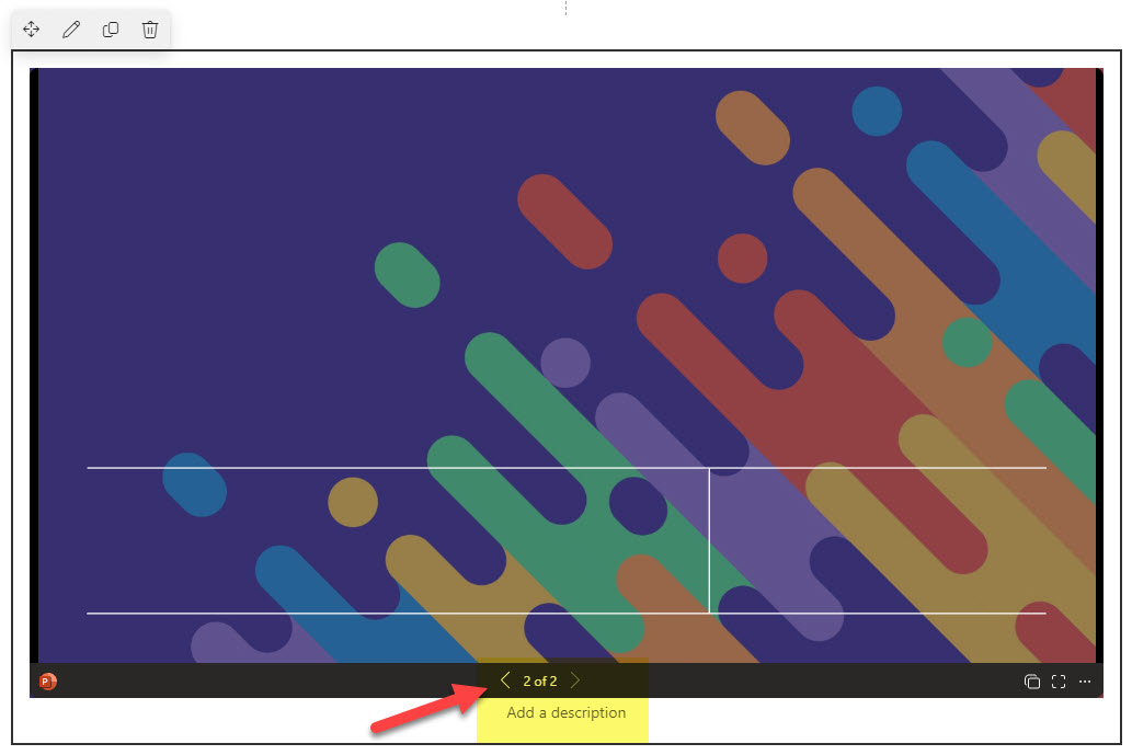 Slideshow in SharePoint via the File and Media Web Part