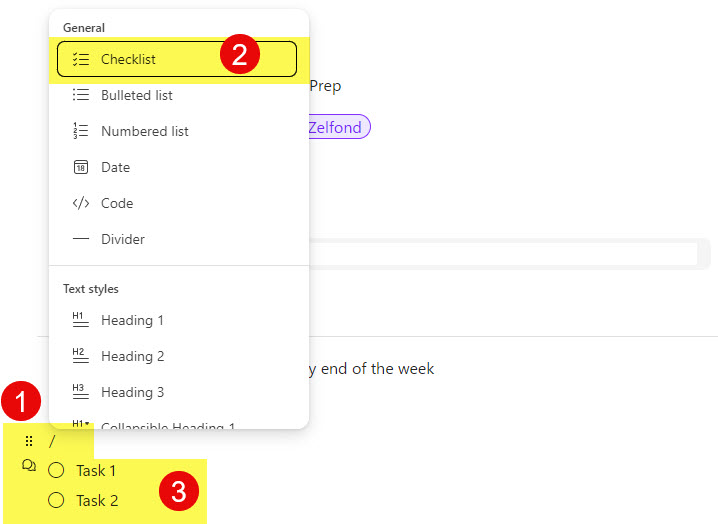 Detail Pane in Microsoft Loop