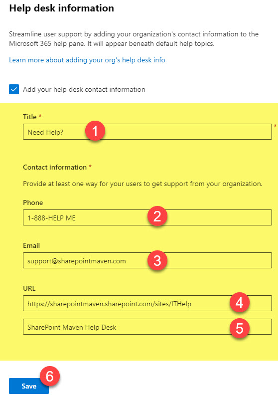 IT Help Desk in Microsoft 365