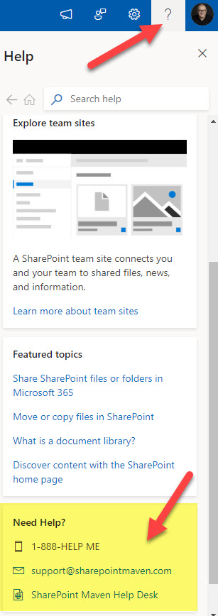 IT Help Desk in Microsoft 365