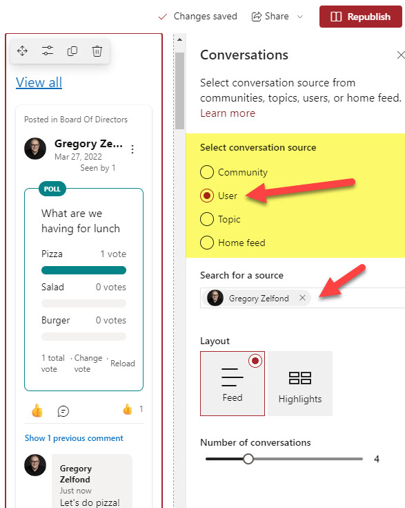 embed Viva Engage Community on a SharePoint Page