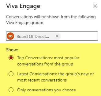 embed Viva Engage Community on a SharePoint Page