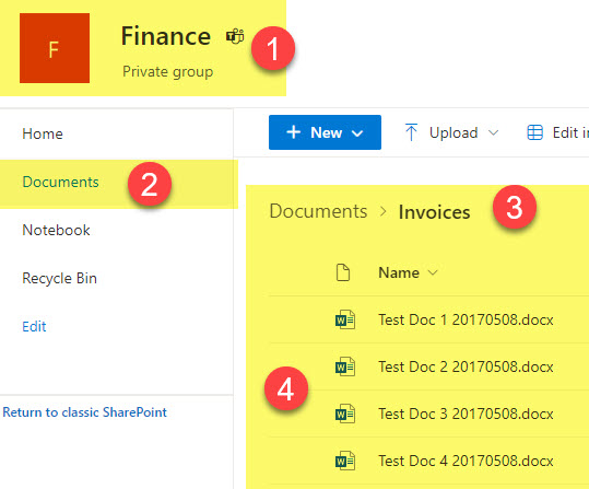 Accessing the same Documents via the SharePoint Interface