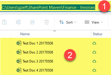 Accessing the same Documents via the Windows Explorer Interface