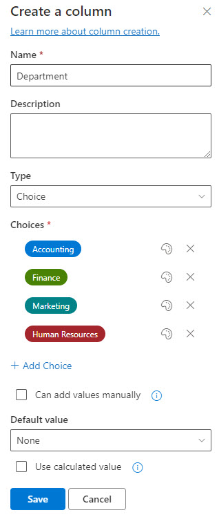 Choice vs. Managed Metadata