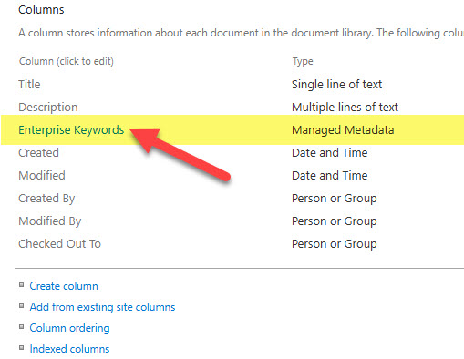 Enterprisekeywordssharepoint22