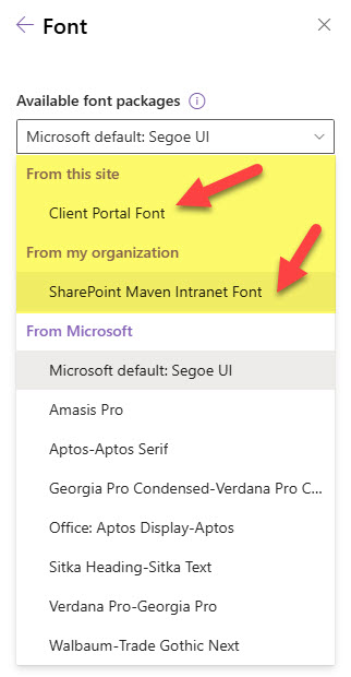 Custom Fonts in SharePoint