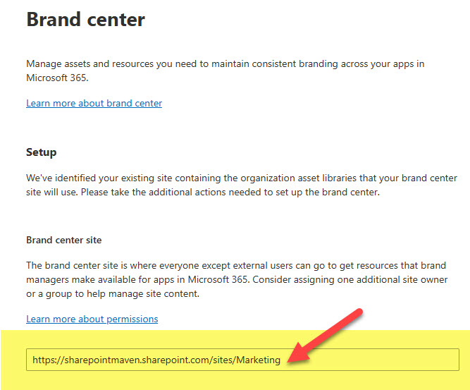 Brand Center in SharePoint