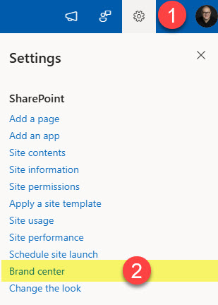 Brand Center in SharePoint