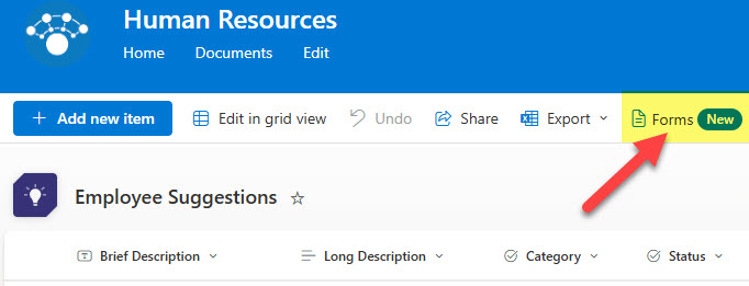 Createsuggestionboxsharepoint13