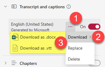 Transcribevideosstreamsharepoint11