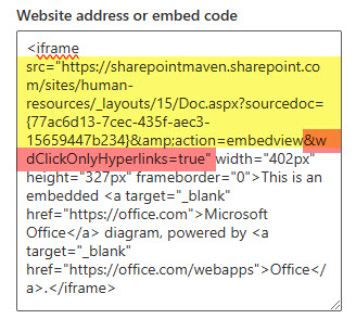 Embedclickablevisiosharepoint7