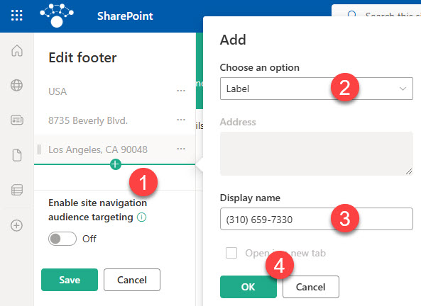 Officeaddresssharepointsitefooter8
