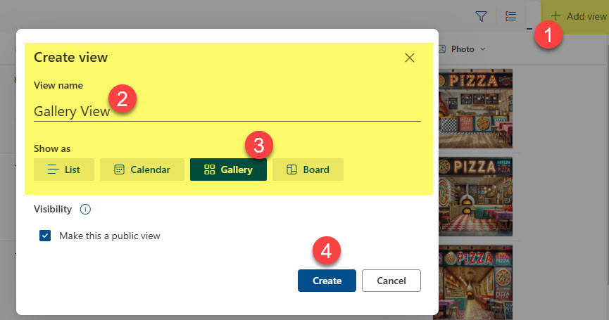Office Locations using Gallery View on a SharePoint List