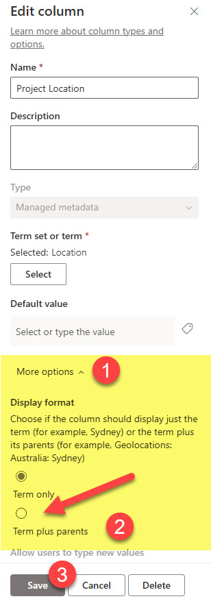 Term Hierarchies in SharePoint Term Store