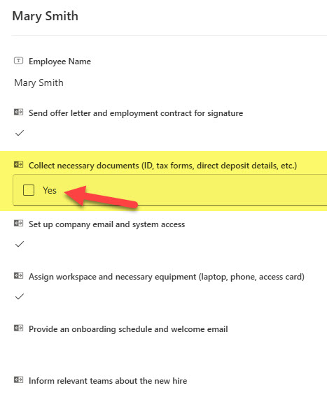 checklist in SharePoint and Microsoft 365