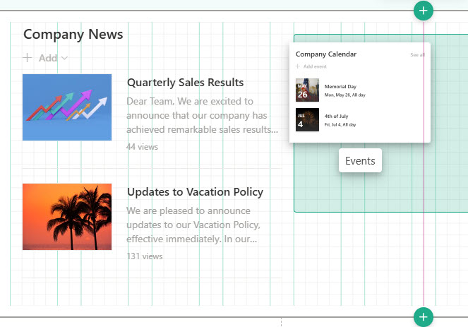 Flexible Sections in SharePoint