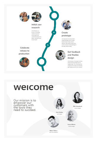 Example of SharePoint Pages Toolbox Section Templates