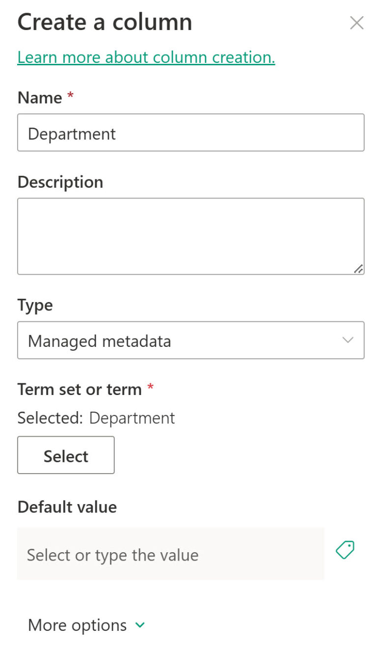File Metadata Columns 2 ways to make metadata columns available in all SharePoint Sites ...